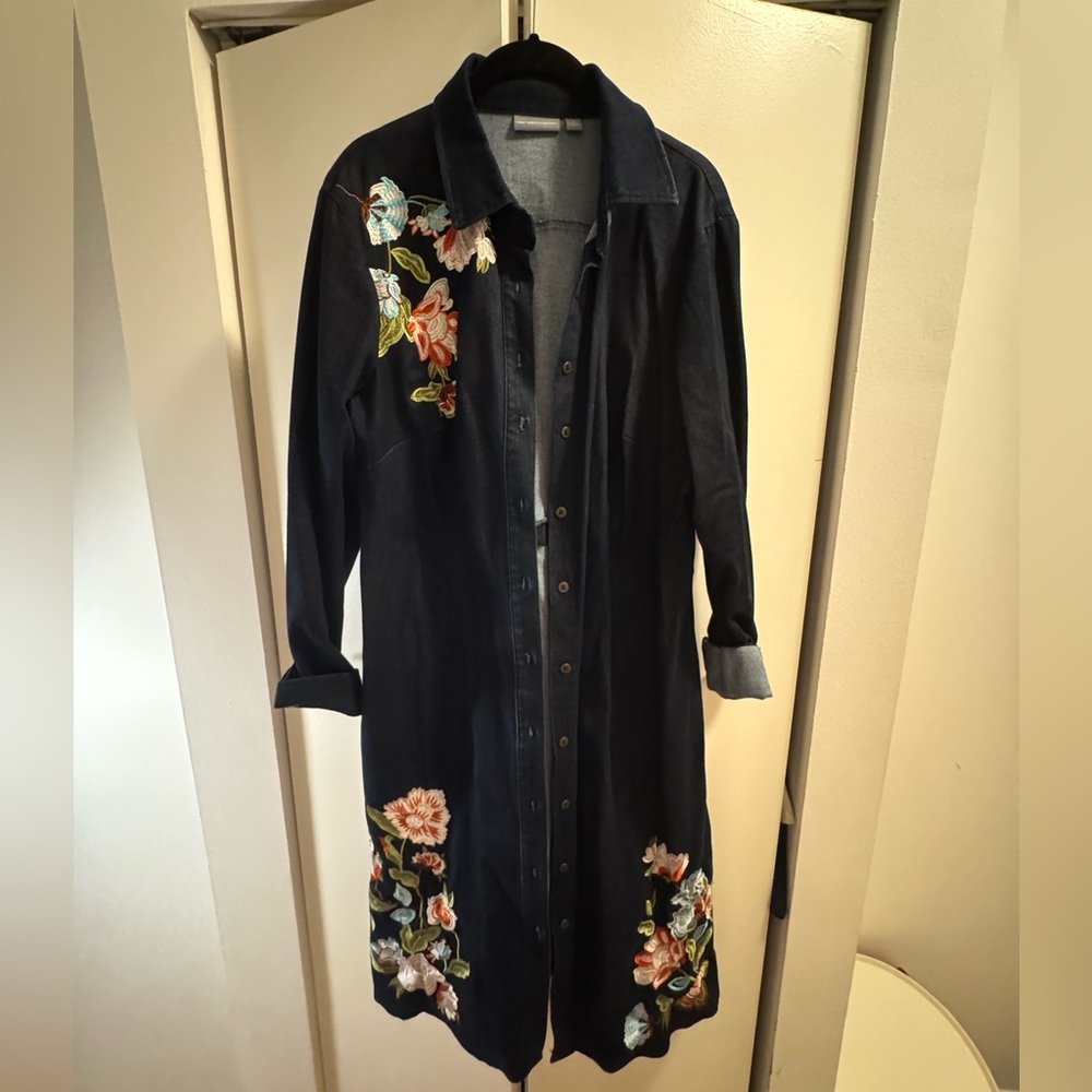 New York & Company Black Shirt Jacket